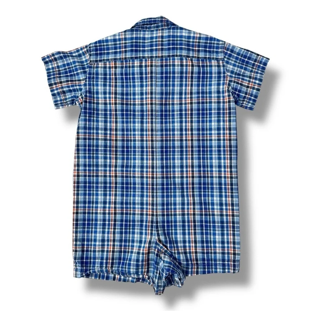 Ralph Lauren | Classic Plaid Shortall (18 mos)
